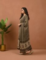 The Fashion Lend's Brown Cotton Kurta Set - Image 2